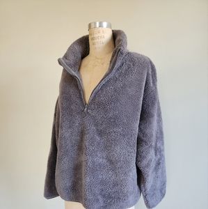 H&M Soft Sherpa zipper jacket